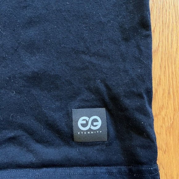 Eternity BC/AD Men Black Drip Embroidered 3D SHARK MOUTH Logo Tshirt Xl Cotton - Picture 8 of 12